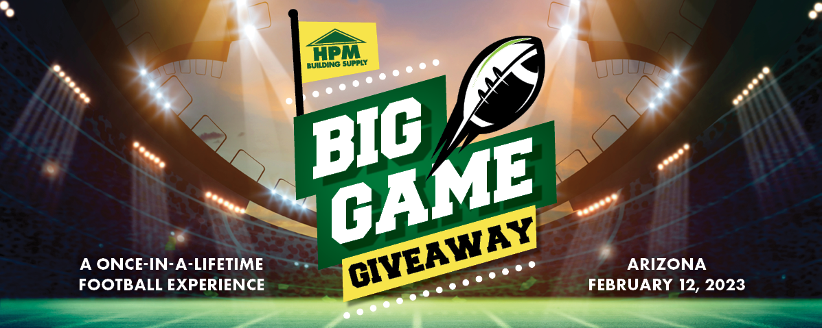 HPM's Big Game Giveaway, a once-in-a-lifetime football experience